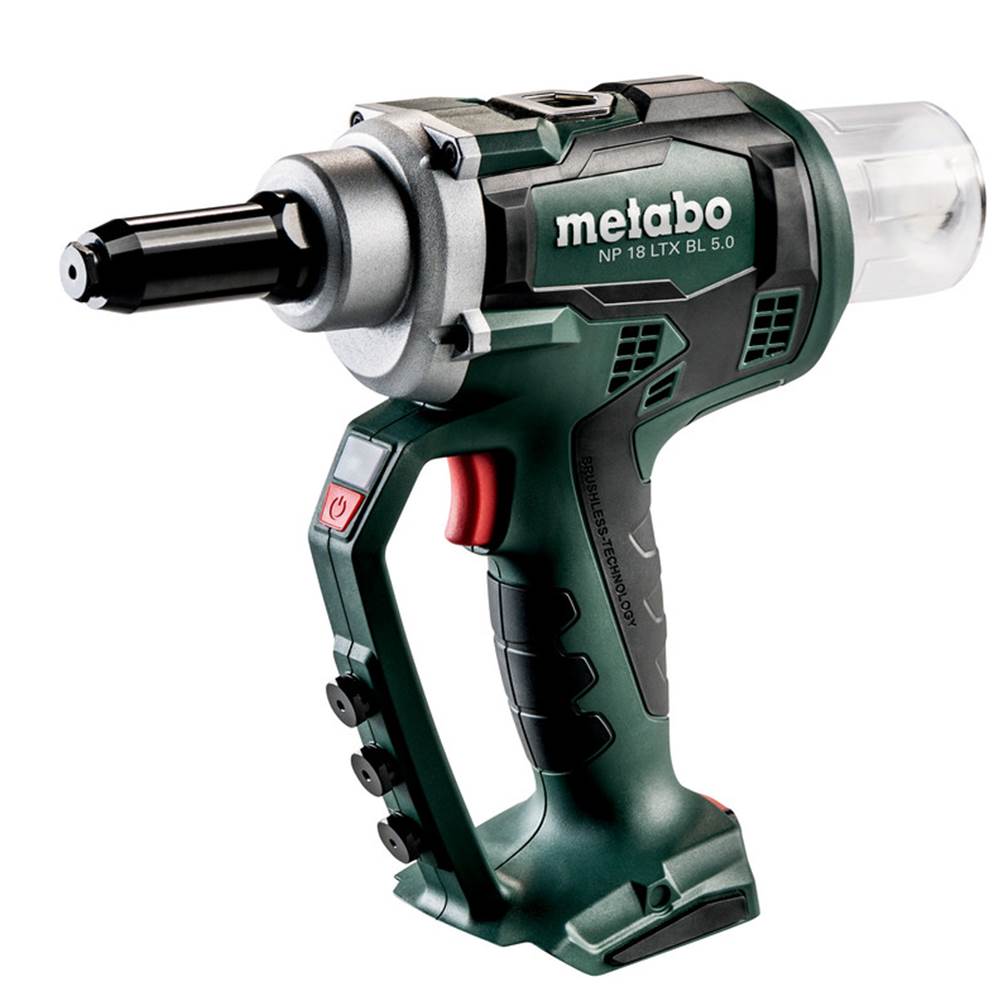 METABO Blind Rivet Gun 18V 2.4-5mm TOOL ONLY NP 18 LTX BL 5.0