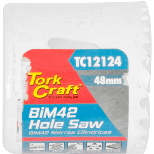 48mm Bim42 Bi Metal Hole Saw
