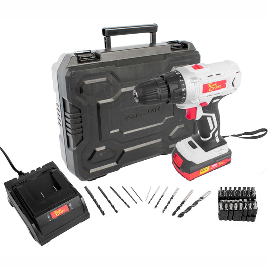 Drill Driver Dd10 20v 10mm 35nm 2.0 Ah Bat Std Charg 44 Pcs Acc