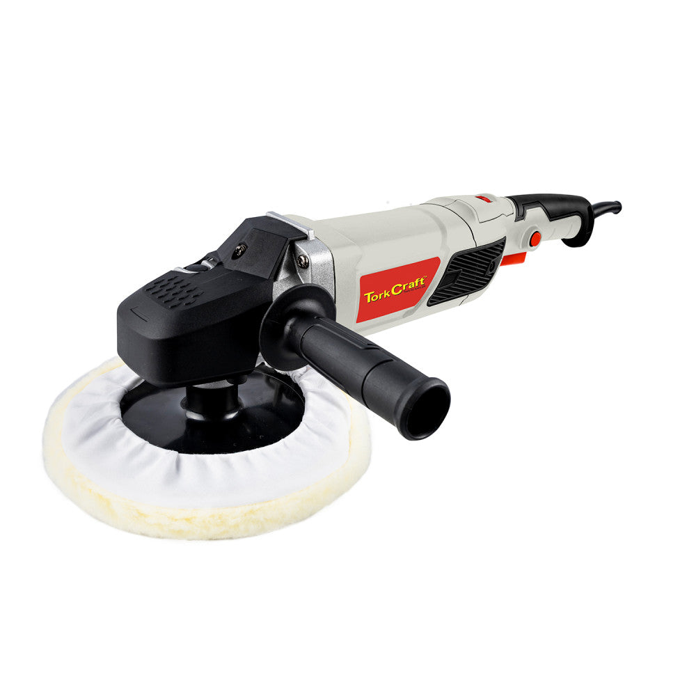 Polisher 1500W 180mm with Backing Pad & Bonnet