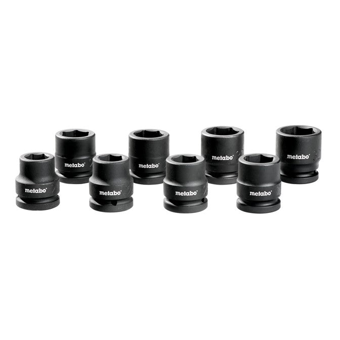 METABO Impact-Proof Socket Wrench Set 3/4" | 8 Piece