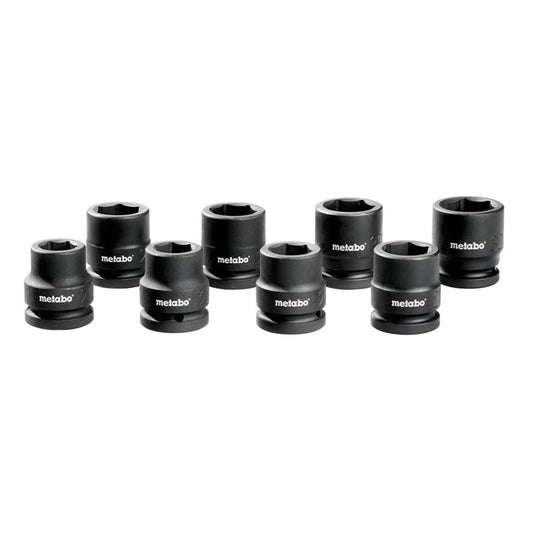 METABO Impact-Proof Socket Wrench Set 3/4" | 8 Piece