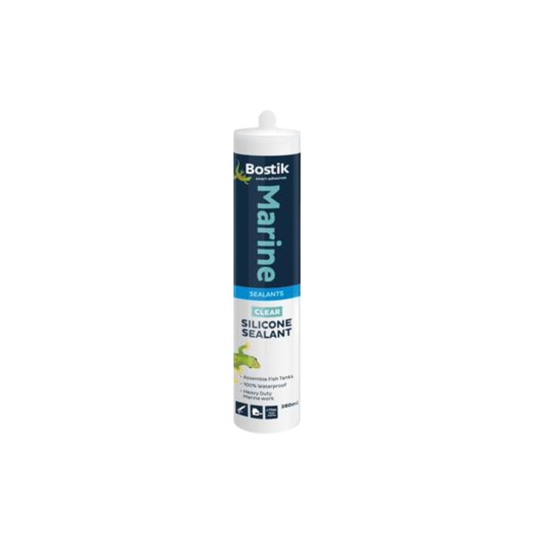 BOSTIK SILICONE MARINE 280ML CLEAR