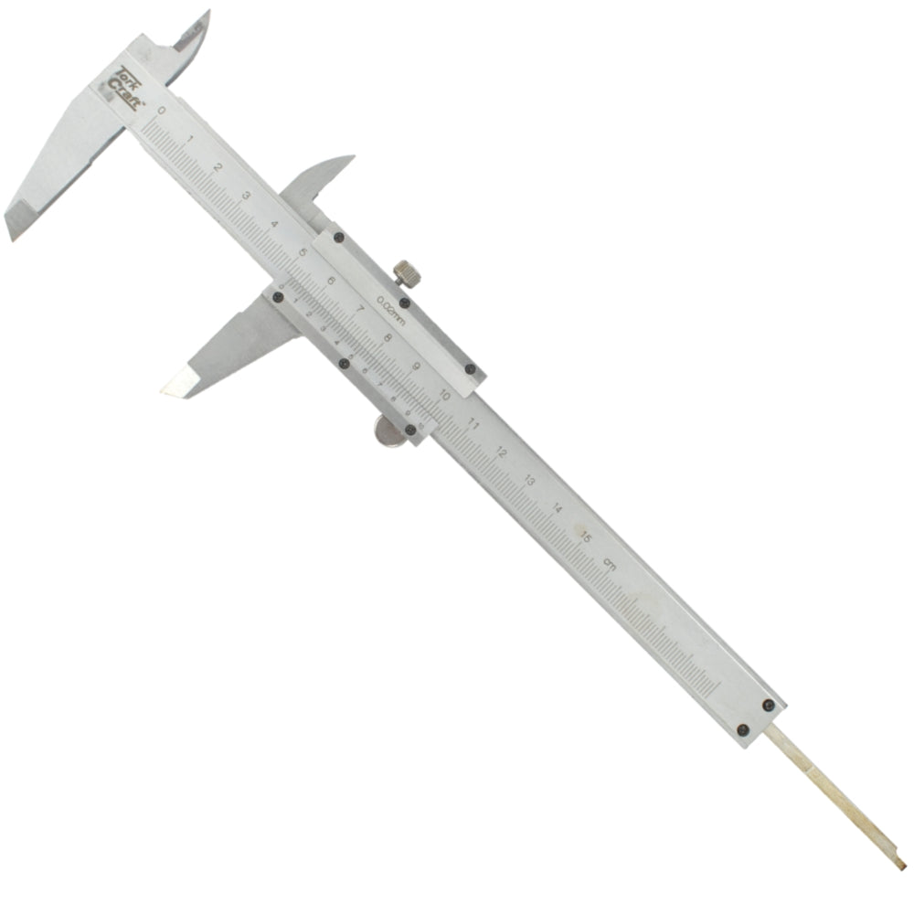 Tork Craft Vernier 150mm Carbon Steel Metric 0.02 Acc