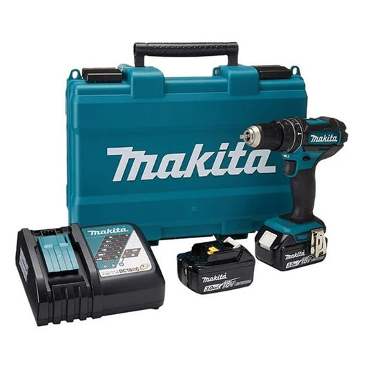 MAKITA 18V Cordless Impact Driver Drill Set | DHP482RFE
