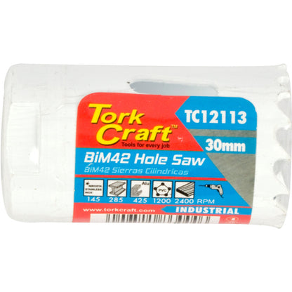 30mm Bim42 Bi Metal Hole Saw