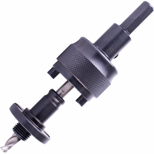 Mandrel 14mm-152mm Quick Change With 11mm Hex Shank C/w 1/4" Hss Pilot