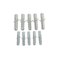 10mm Wall Plug Plastic PE Grey 100pcs