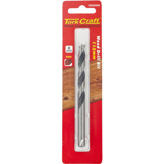 Drill Bit Wood 8.0mm X 115mm