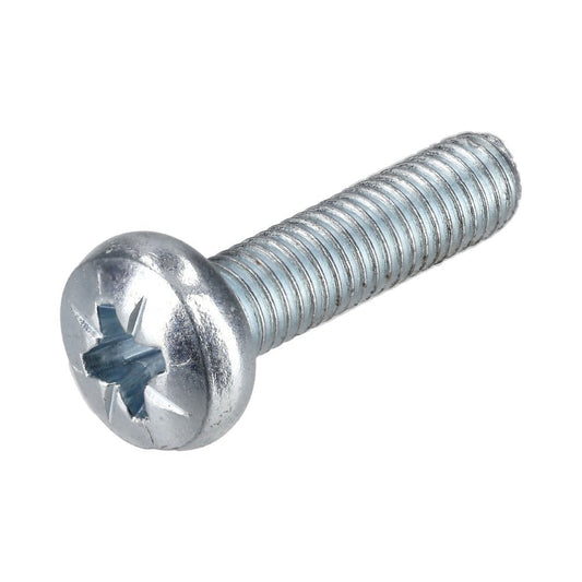 100pc Pack M6x20 PAN POZI M/SCREW Z/P