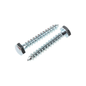 M8x100 Coach Screw Z/P 10pcs